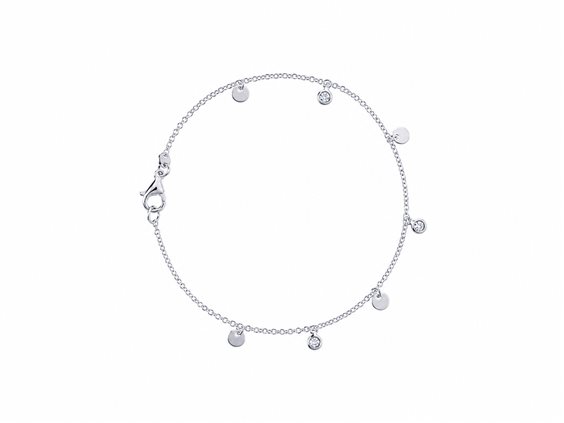 Pulsera Salvatore Arzani Mujer in Oro Diamante 0.06 Ct 201-BR47264M - 201-BR47264M